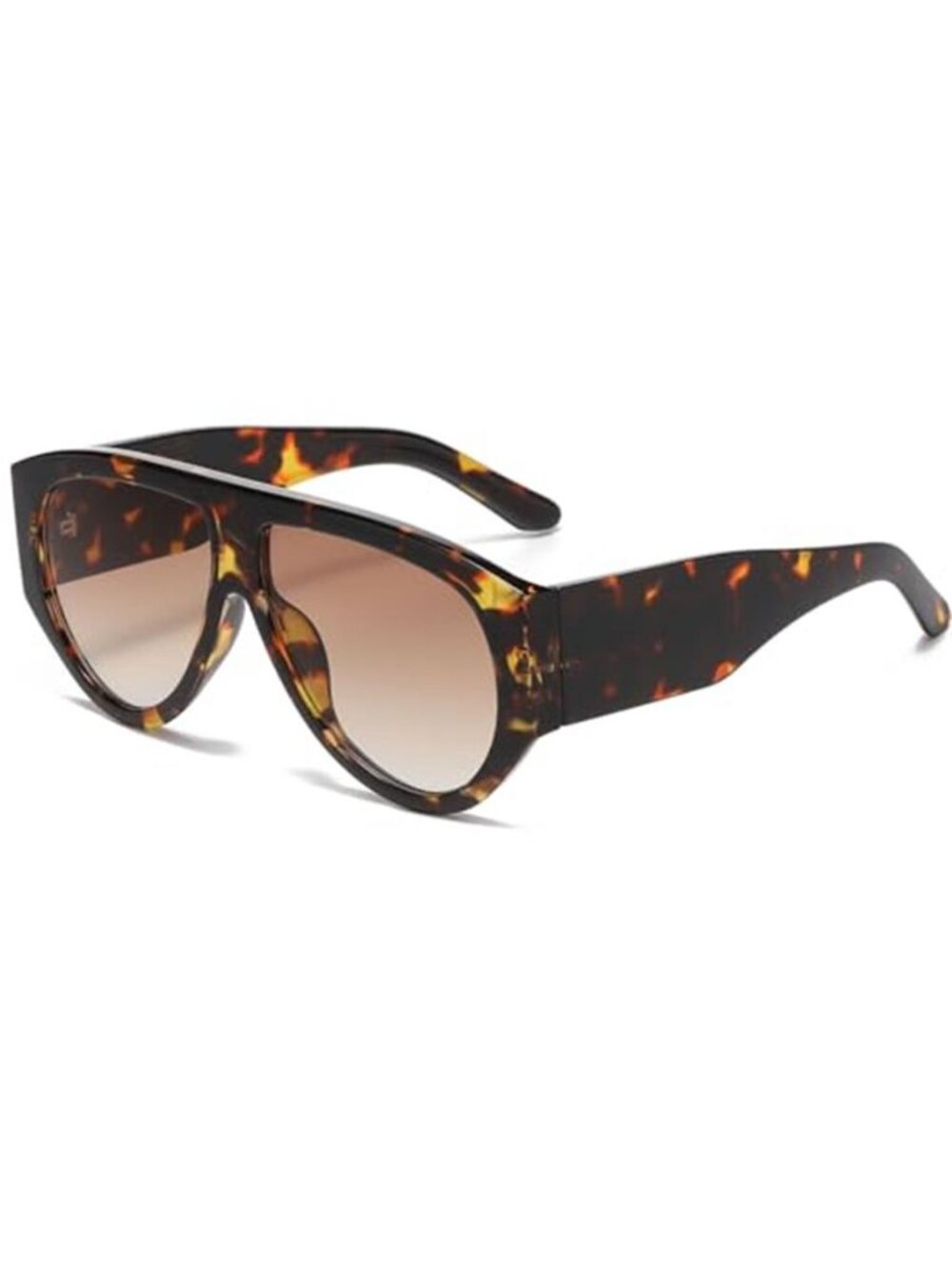 Retro Oversized Sunglasses for Women Men 70s Pilot Vintage Sunglasses